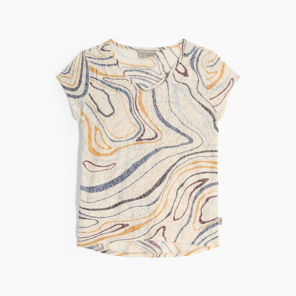 Featherweight  Printed T-Shirt. Style RYRY611013