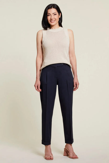 Front Pleat Cuffed Lightweight Trouser. Style TR1325O-3739