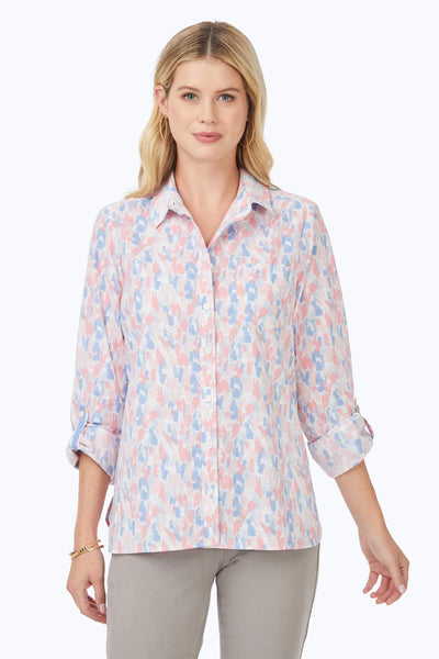 Cole Highlights High Low Blouse. Style FC199452