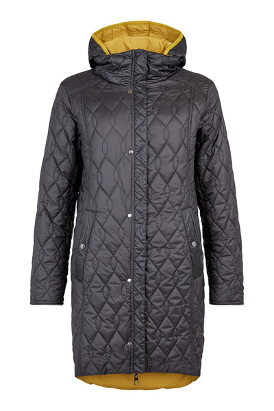 Reversible Waterproof to Quilted Outerwear in Gold or Cranberry. Style FR556