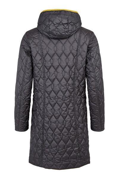 Reversible Waterproof to Quilted Outerwear in Gold or Cranberry. Style FR556