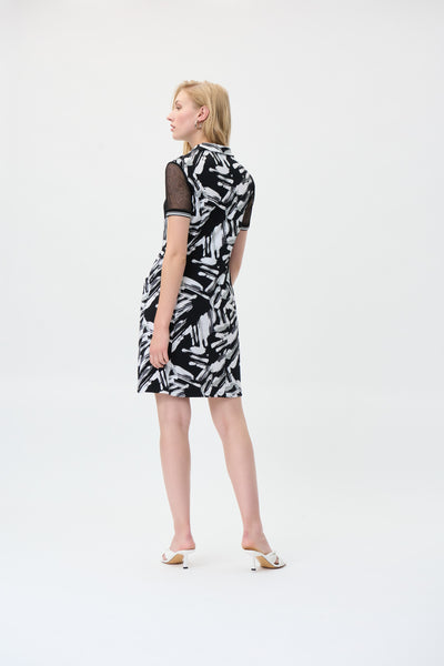 Printed Silky Knit Dress. Style JR231150