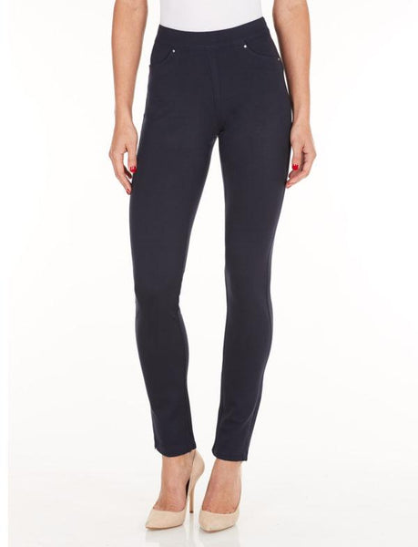 Pull On Slim Jegging in Black, Charcoal or Navy. Style FD2709396