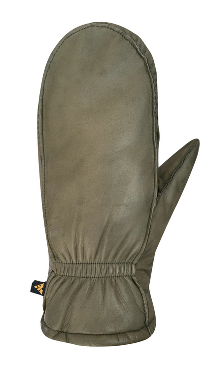 Kiva Leather Microflece Lined Fingermitt. Style PG7B810