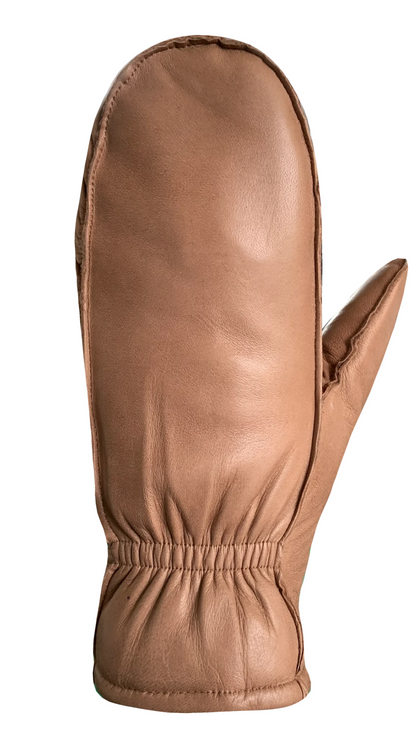 Kiva Leather Microflece Lined Fingermitt. Style PG7B810