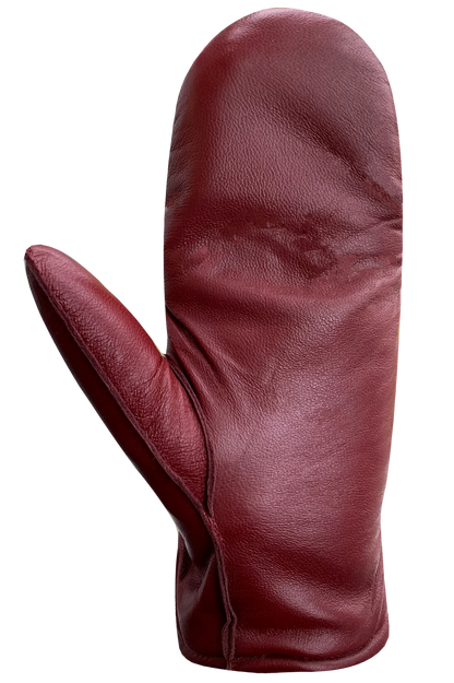 Kiva Leather Microflece Lined Fingermitt. Style PG7B810