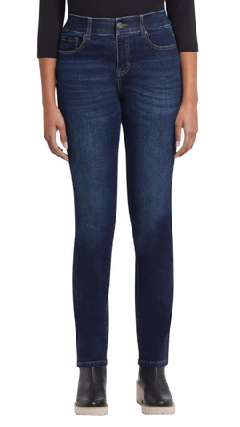 Petite Sophia Curvy Straight Leg Jean. Style TR7572U-5050