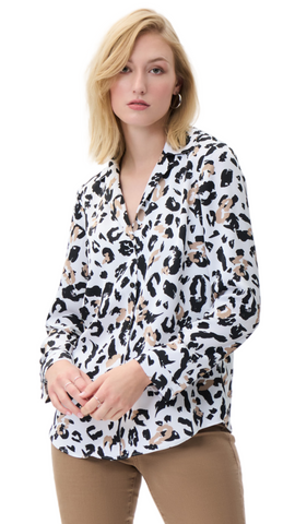 Lightweight Animal Print Blouse. Style JR231239