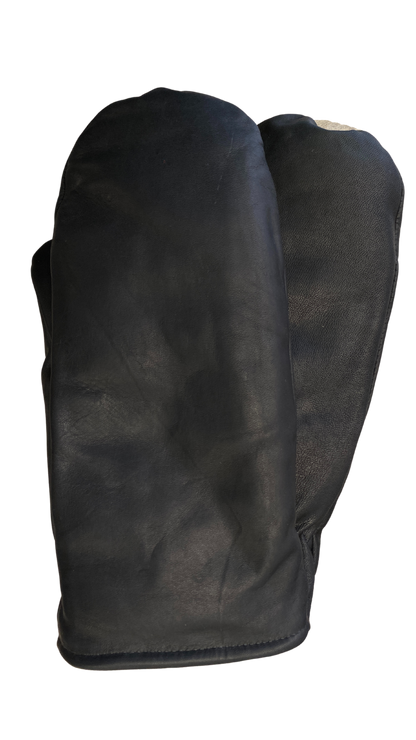 Leather Pile Lined Mitt. Style RG340L