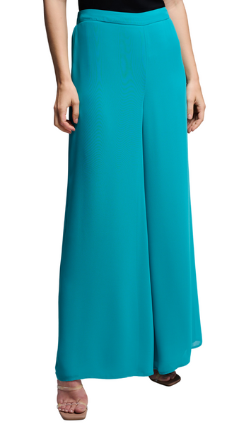 Wide Leg Sheer Overlay Pant in Multiple Colours. Style JR223751