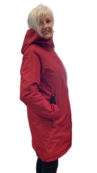 Magic Print Waterproof Rain Jacket in Green or Red. Style CROE1335RK-756