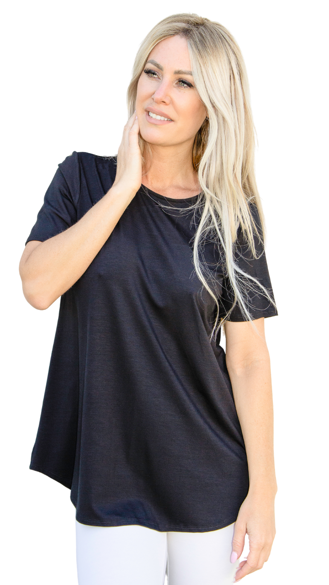 Stretch T-Shirt in Multiple Solid Colours. Style PE210-4770