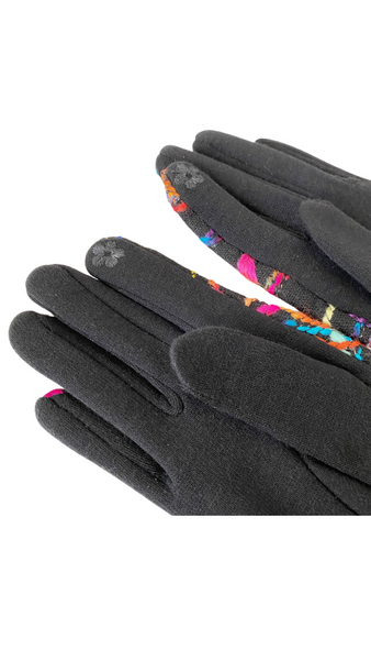 Multi Colour Yarn Stretch Gloves. Style CARA9000-MIX