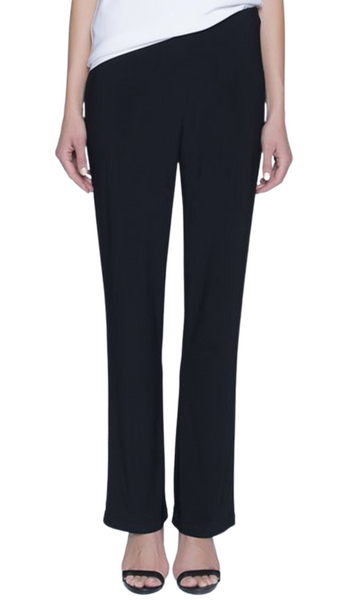 Pull On Straight Leg Pant in Black or Navy. Style PY1P942
