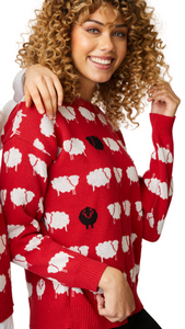 Ewelia And The Gang Black Sheep Sweater. Style PH80089