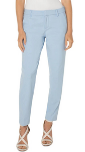 Kelsey Mist Blue Knit Trouser. Style LVLM5084M42