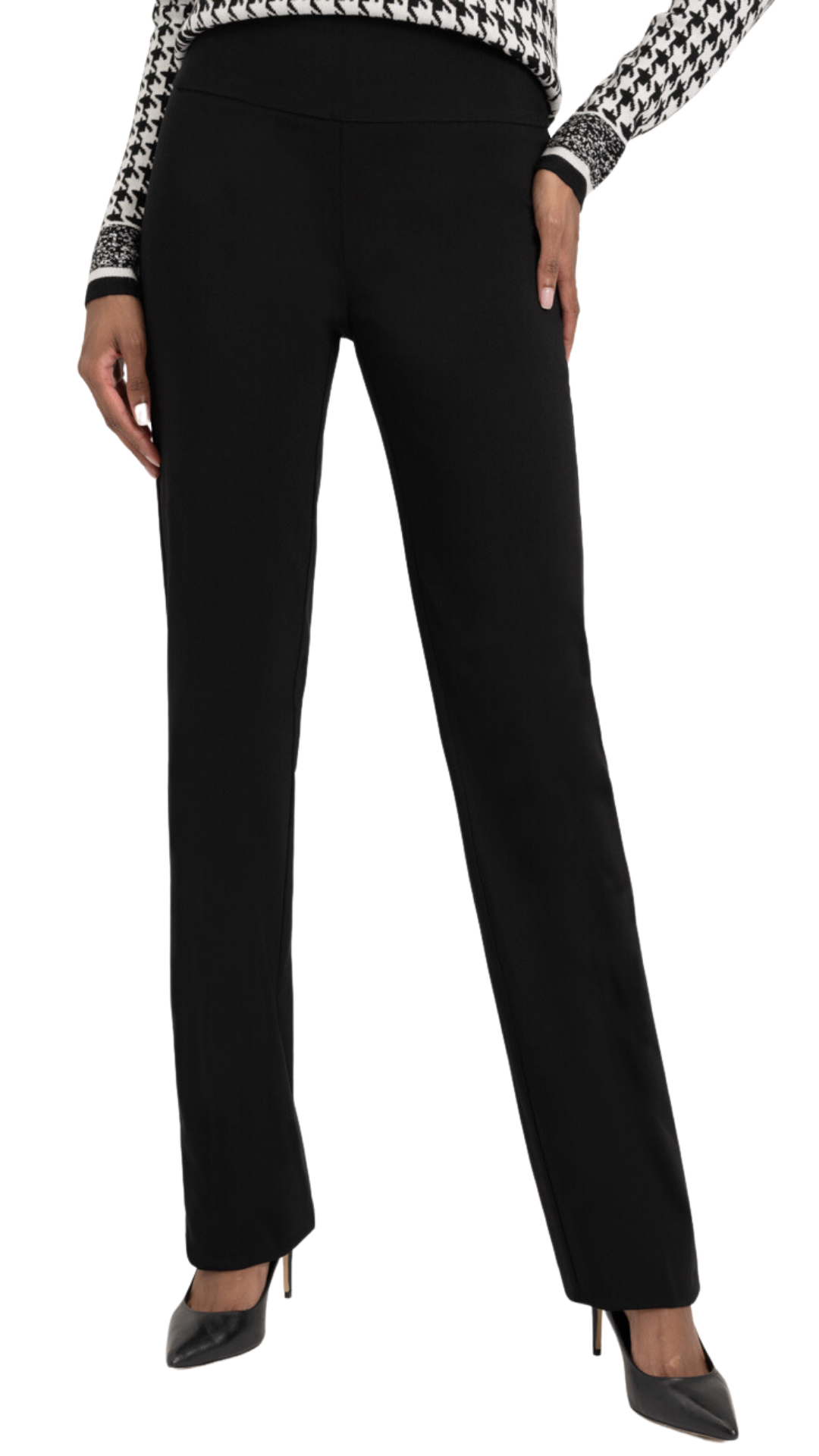 Pull On Straight Leg Pant in Multiple Colours. Style REN1417-730