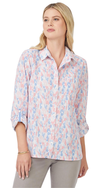 Cole Highlights High Low Blouse. Style FC199452